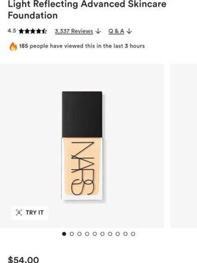 NARS Light Reflecting Advanced Skincare Foundation in L4 Deauville